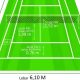 Lapangan Badminton Beserta Ukurannya